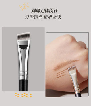 IMAGIC Flat Angled Makeup Eyebrow Brush - 2 Sizes