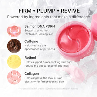 Medicube PDRN Pink Caffeine Collagen Eye Patch 60pcs