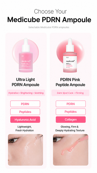 Medicube PDRN Pink Peptide Serum Ultra Light 30ml