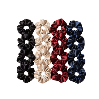 Hårstrikker / Scrunchies 4 stk Mix