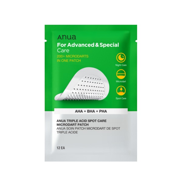 Anua Triple Acid Spot Care Microdart Patch 12ea