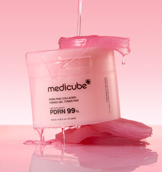 Medicube PDRN Pink Collagen Toning Gel Toner Pad 70ea