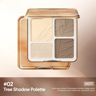 Judydoll - 2 IN 1 Highlighter Contour Palette- #02 Tree Shadow Palette